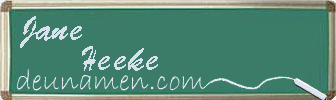 Jane Heeke Visitenkarte